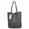 Torebka Damska Shopper Bag z Kosmetyczką firmy Herisson 15R355 Szara